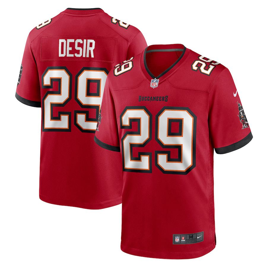 Men Tampa Bay Buccaneers #29 Pierre Desir Nike Red Game NFL Jersey->tampa bay buccaneers->NFL Jersey